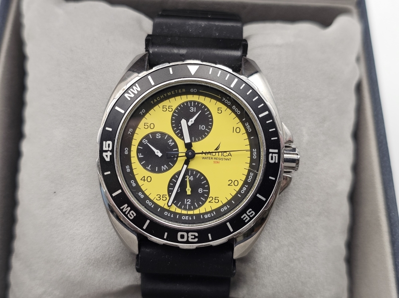 Nautica 7564 rannekello +Suunto t3c sykemittari