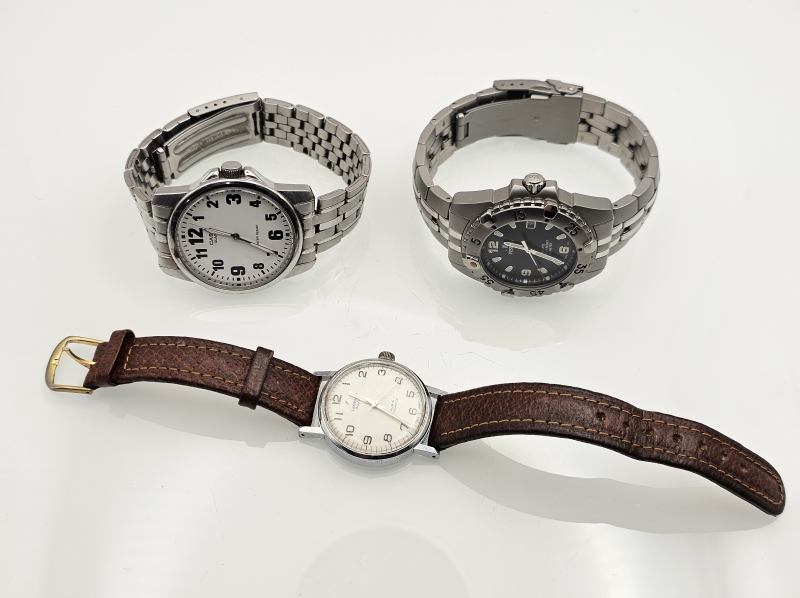 3kpl rannekelloja: Leopard Super, Festina ja Casio