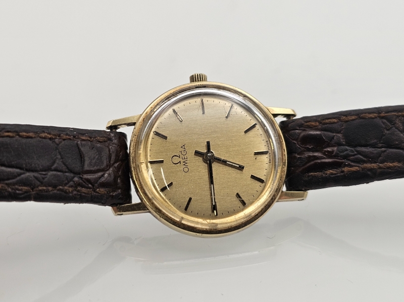 14k kultainen naisten Omega rannekello, 12,66g