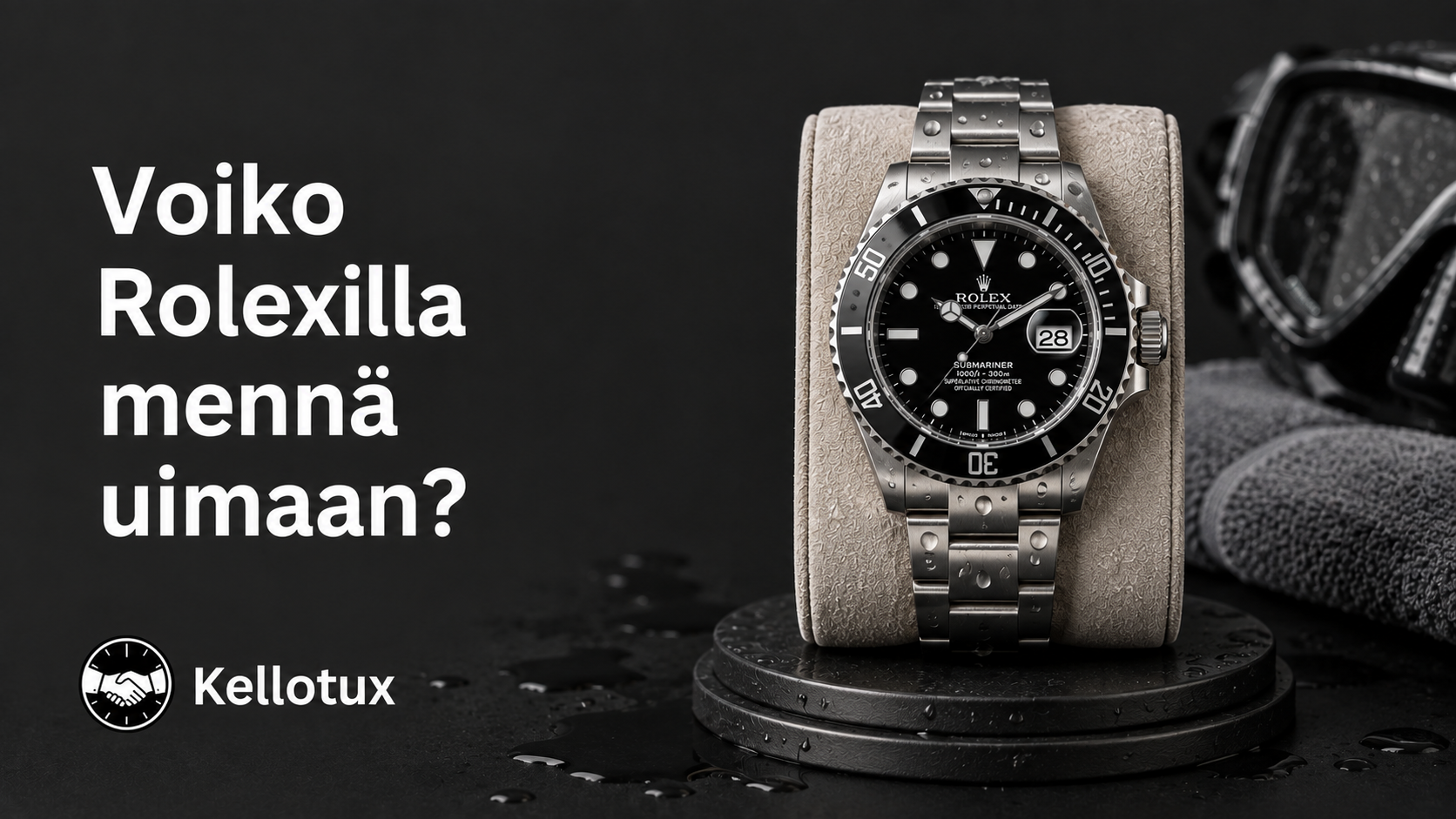 Voiko Rolexilla mennä uimaan?