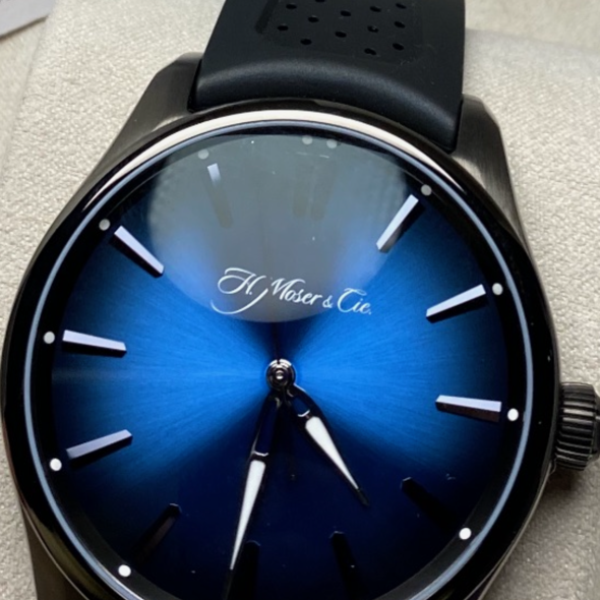 H. Moser & Cie. Pioneer Fumé dial