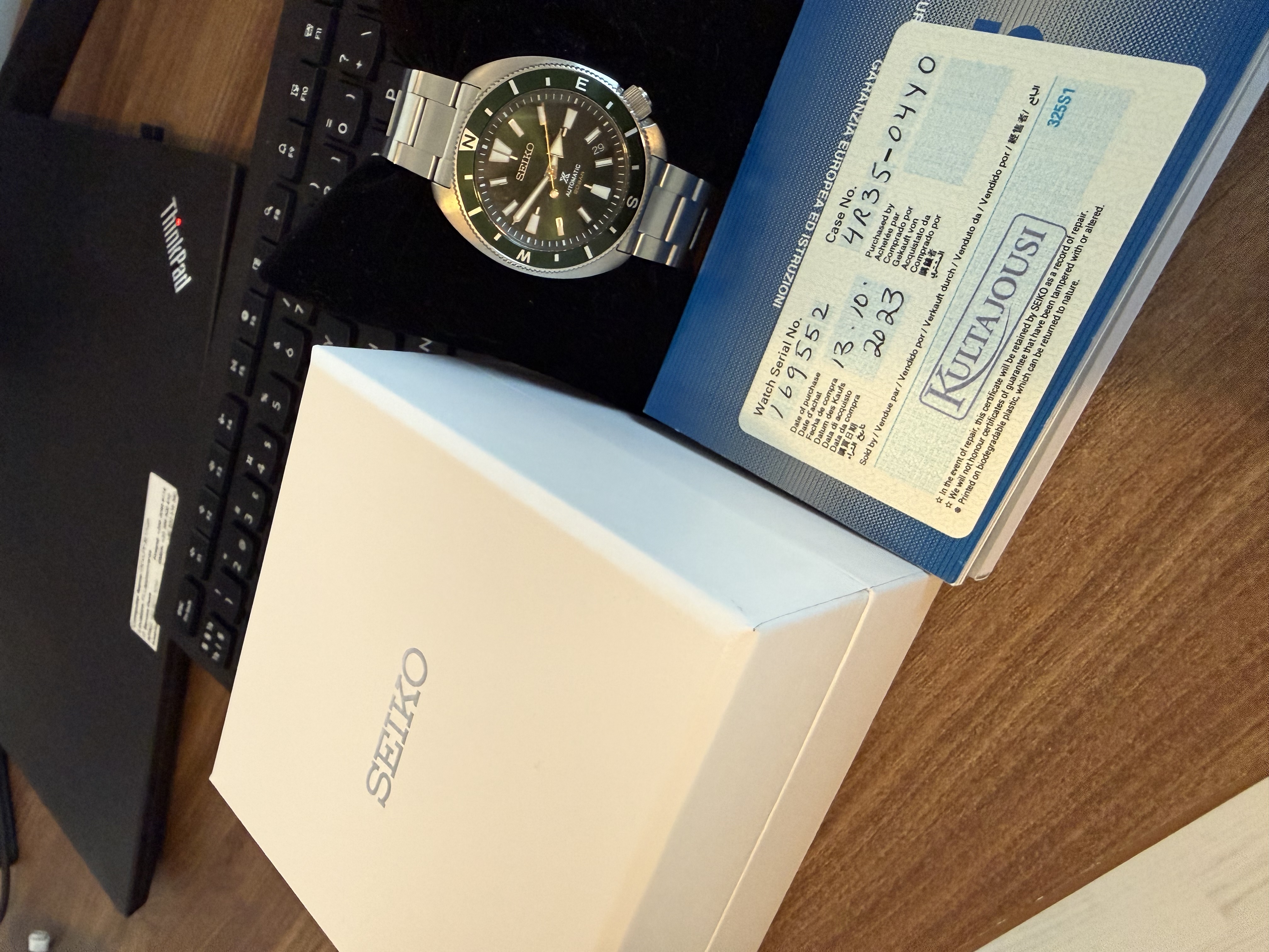 Seiko SPRH15K1 Prospex Tortoise Automatic