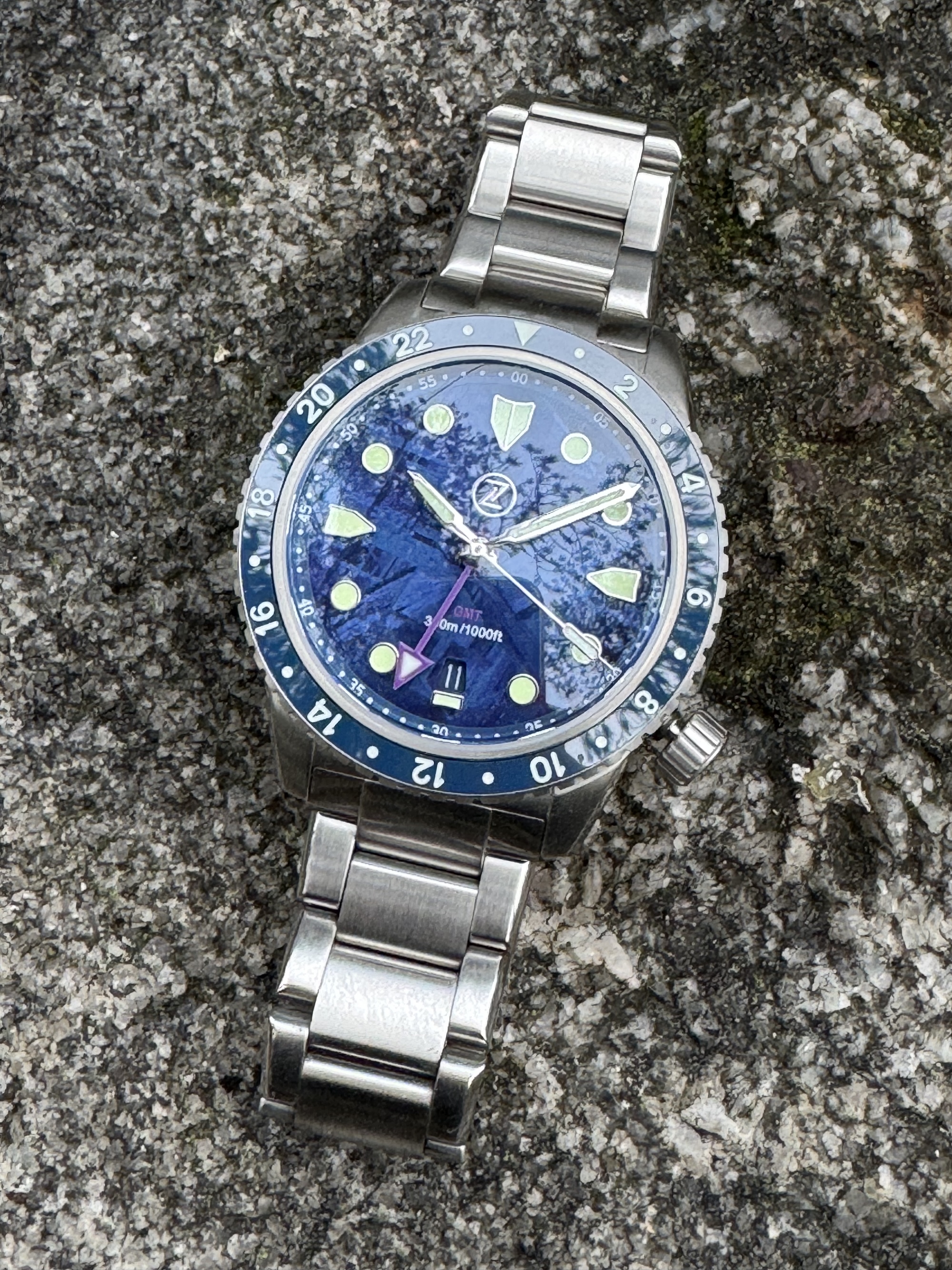 Zelos Mako 300m GMT Meteorite