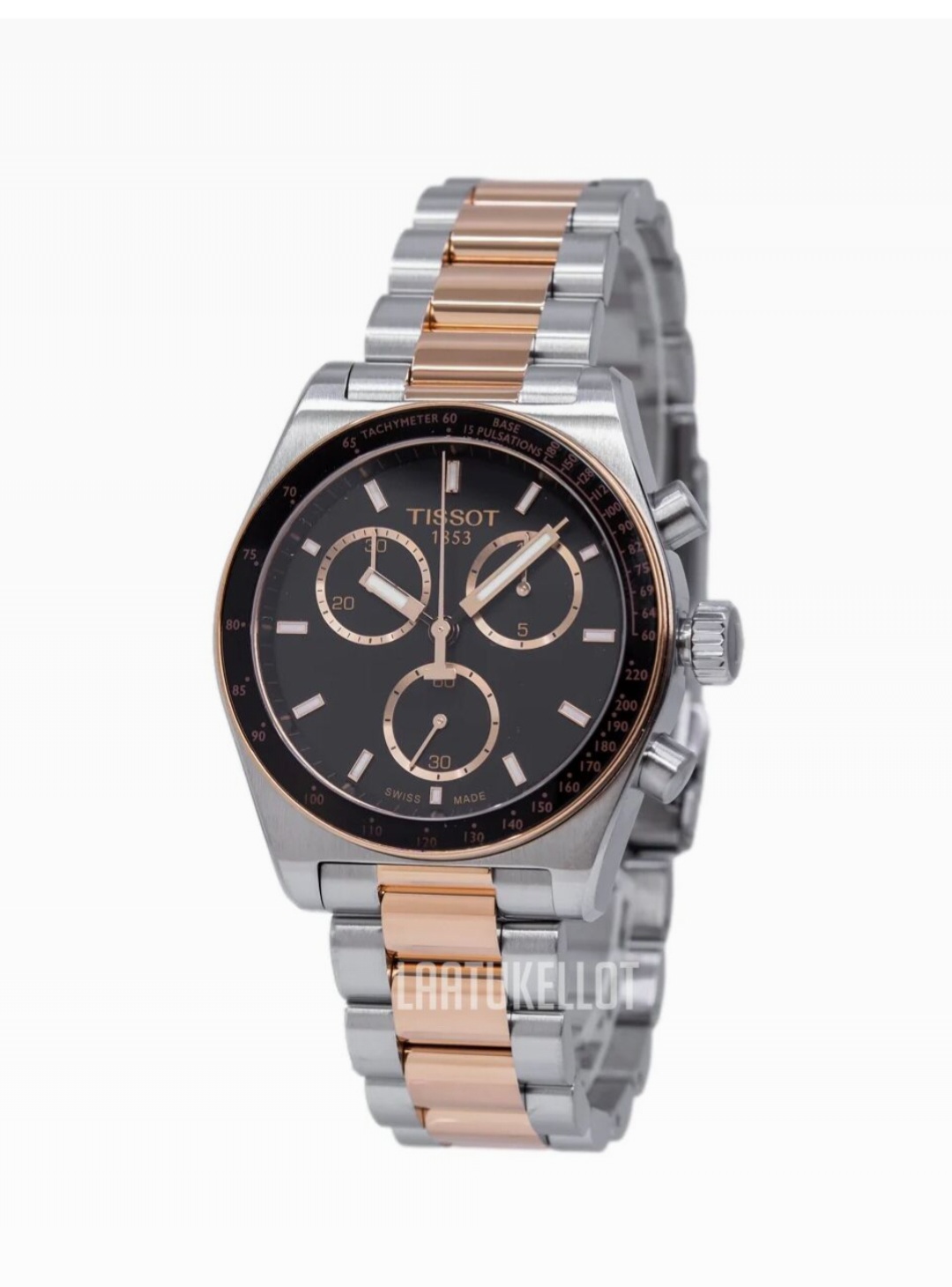 Tissot Tissot PR516 Quartz Chronograph 40 mm Black Dial Rose Gold