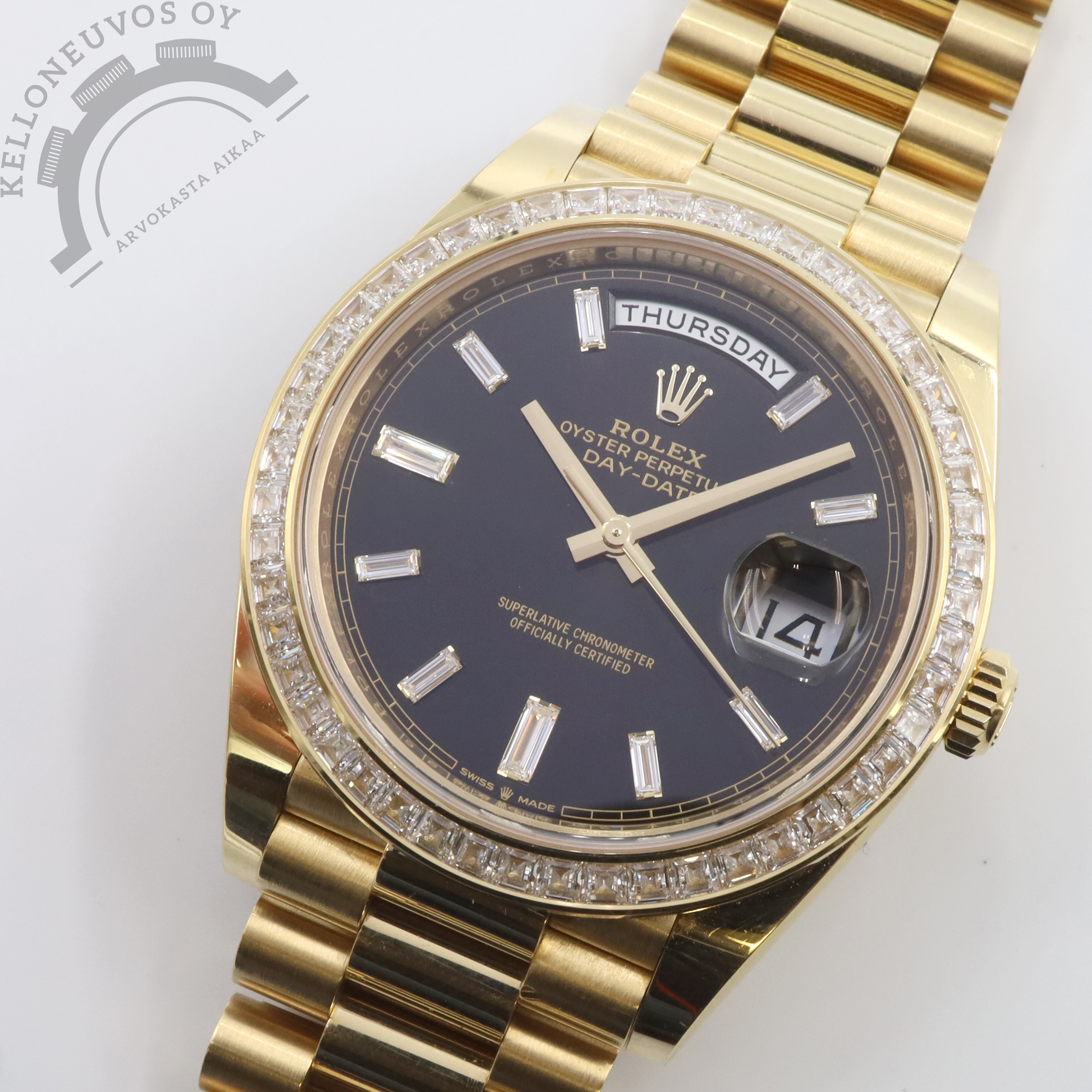 Rolex Day-Date 40 Yellow Golg and Dimonds (Ref. 228398TBR)