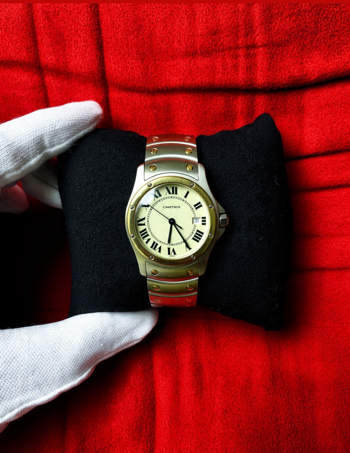 Cartier Santos Ronde two tone