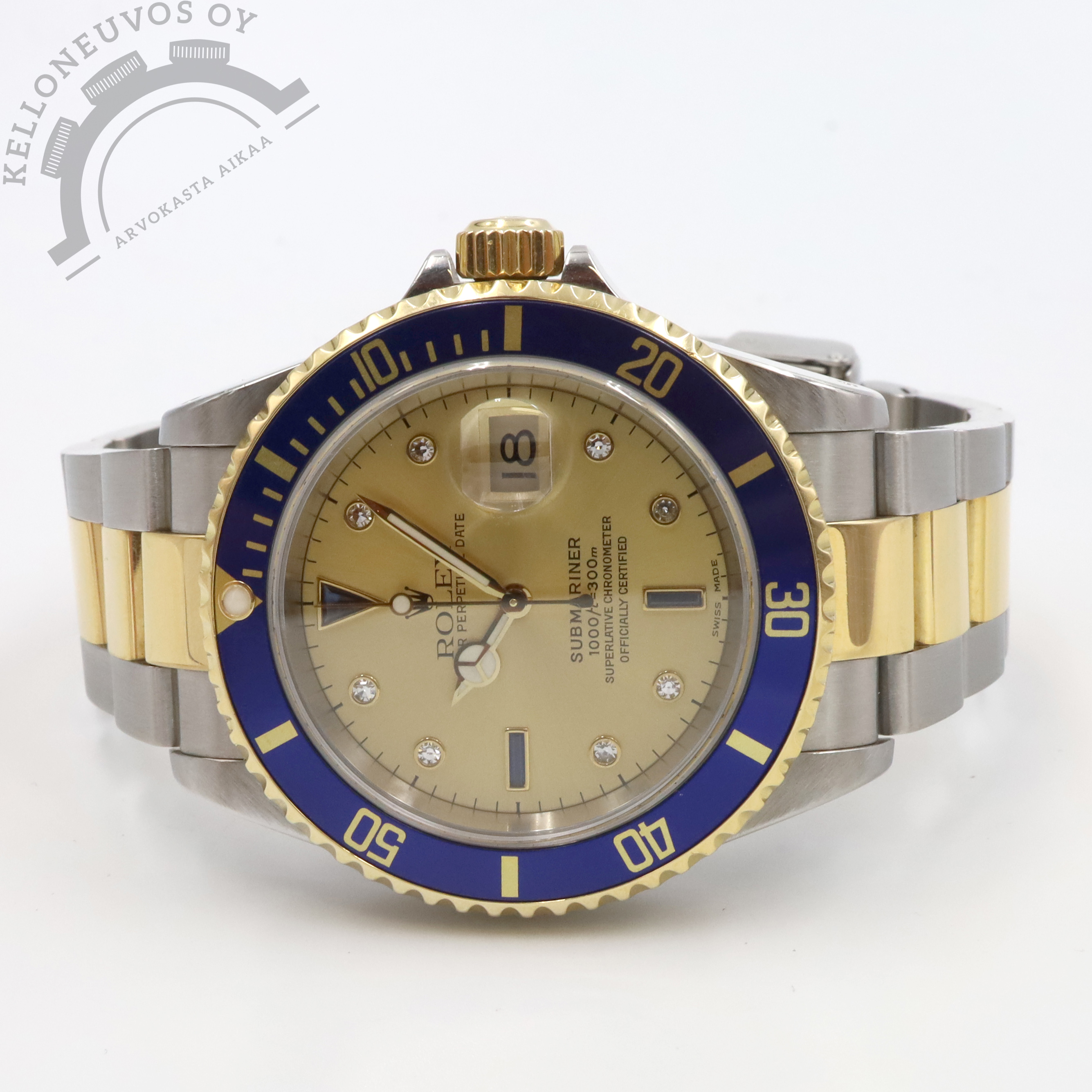Rolex Submariner Date 16613 ”Sultan” Champagne Serti