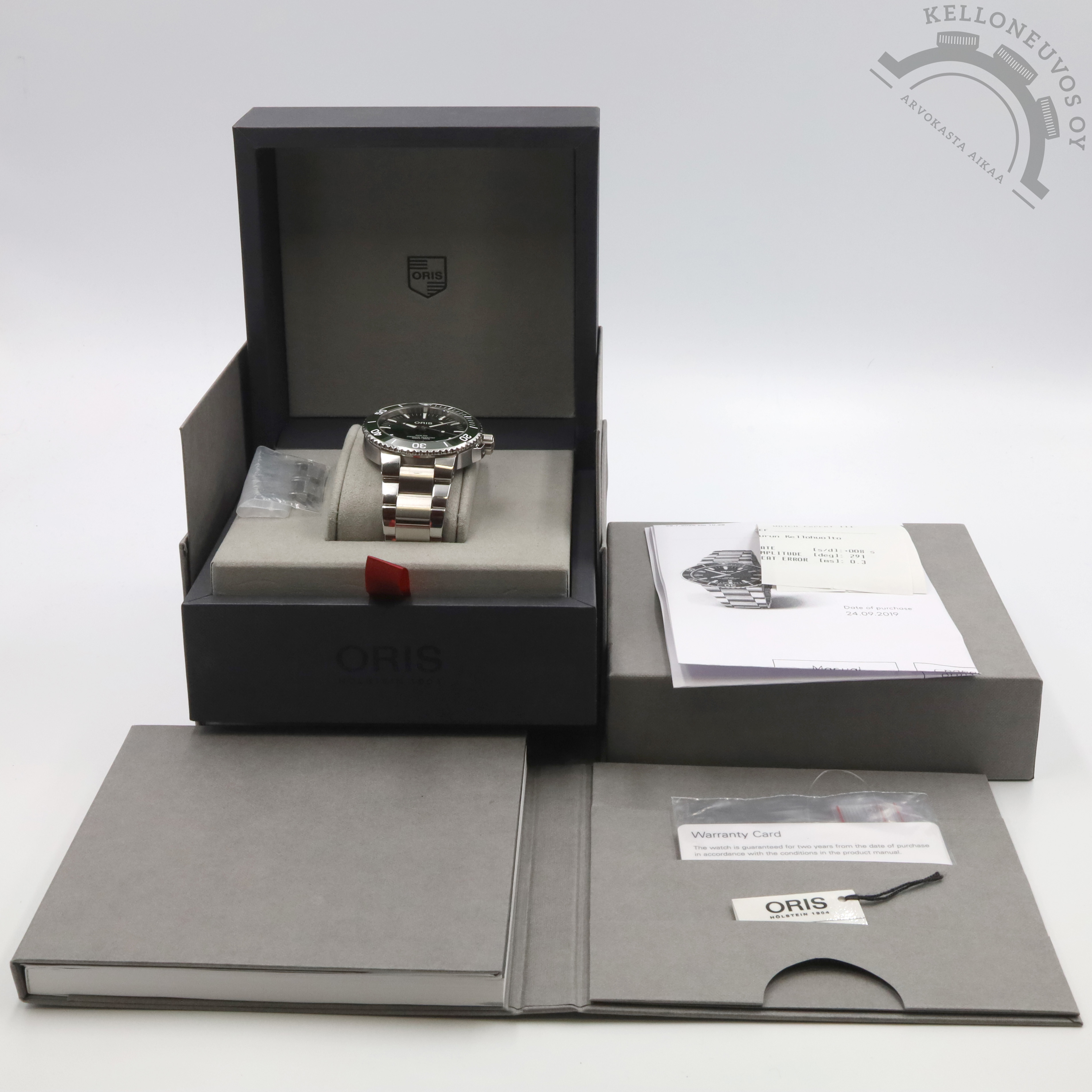Oris Aquis Date 43,5mm Green