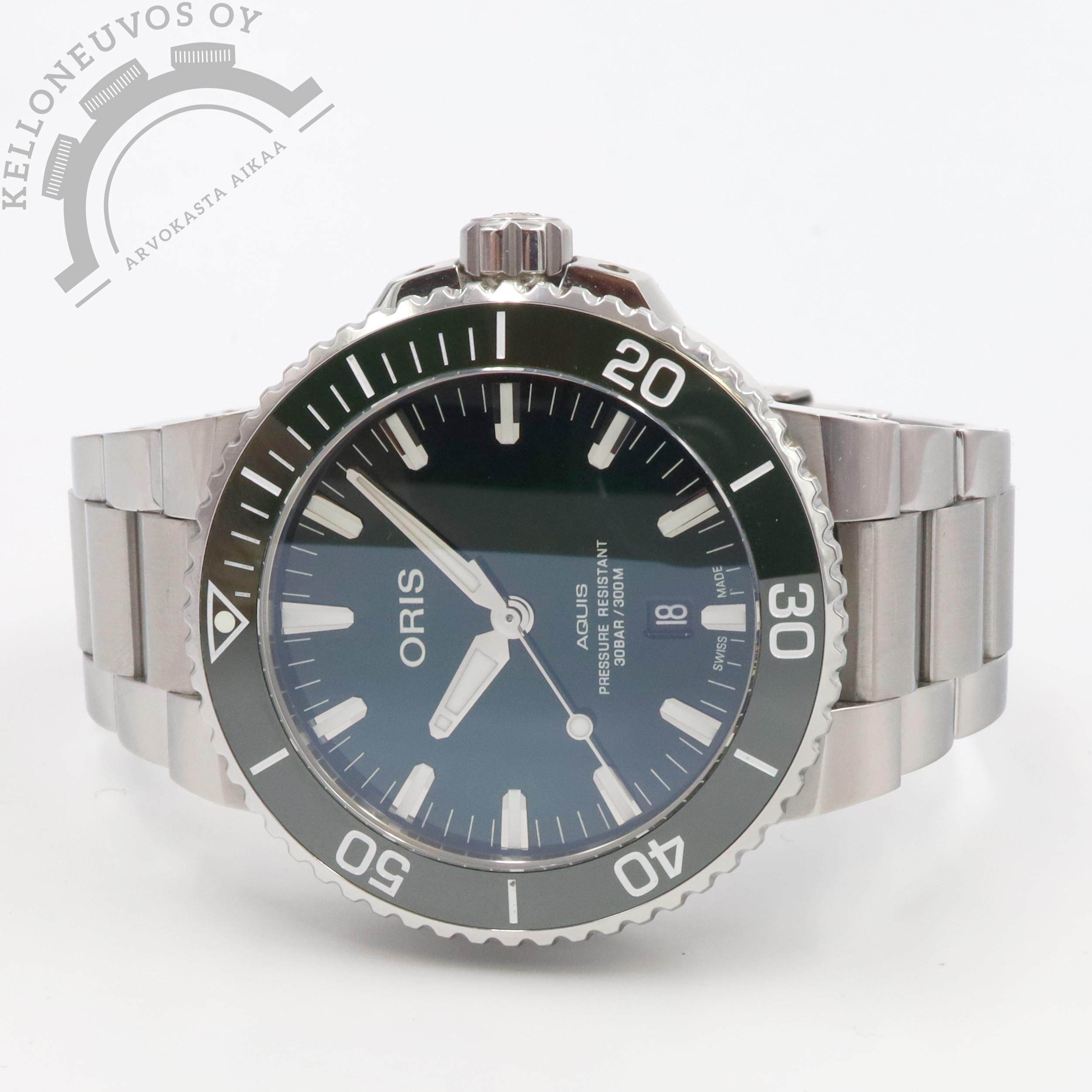 Oris Aquis Date 43,5mm Green