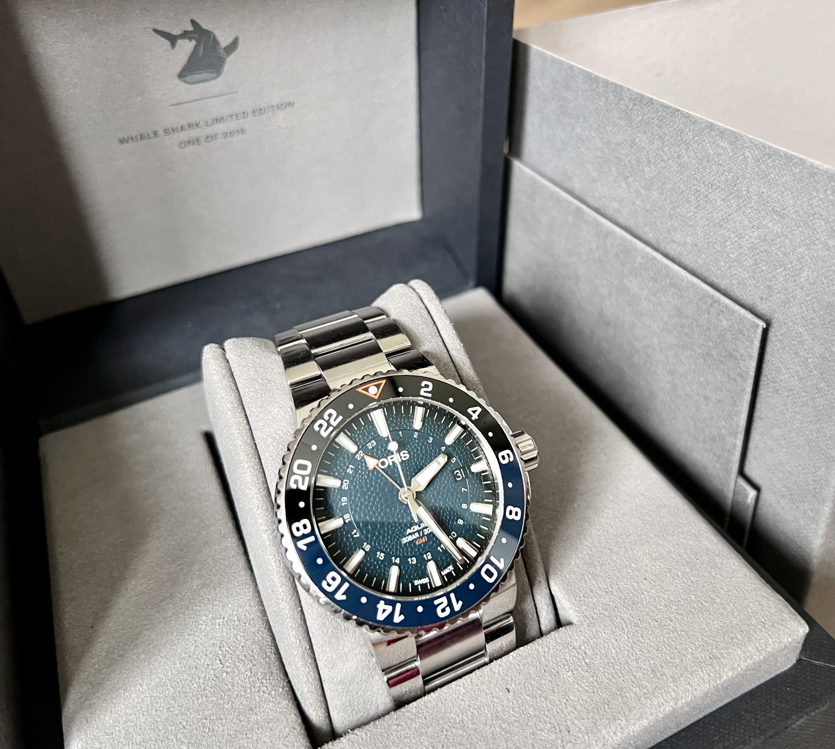 Oris Aquis Whale Shark Limited Edition 43,5mm GMT | FULL SET