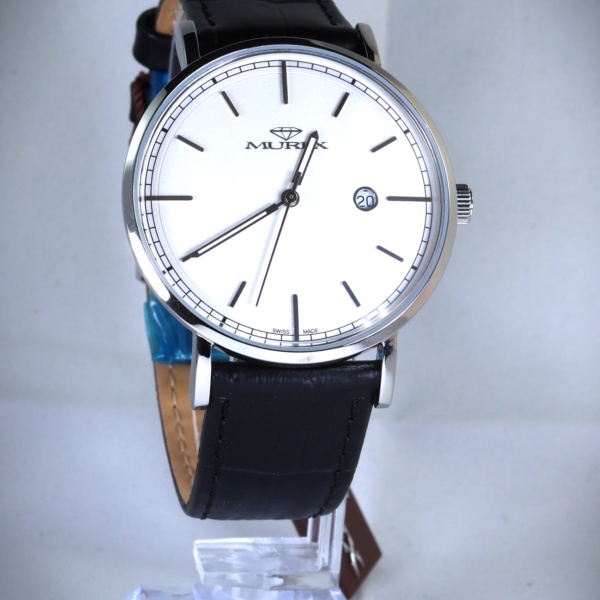 Murex Men's Quartz Watch with White Dial.