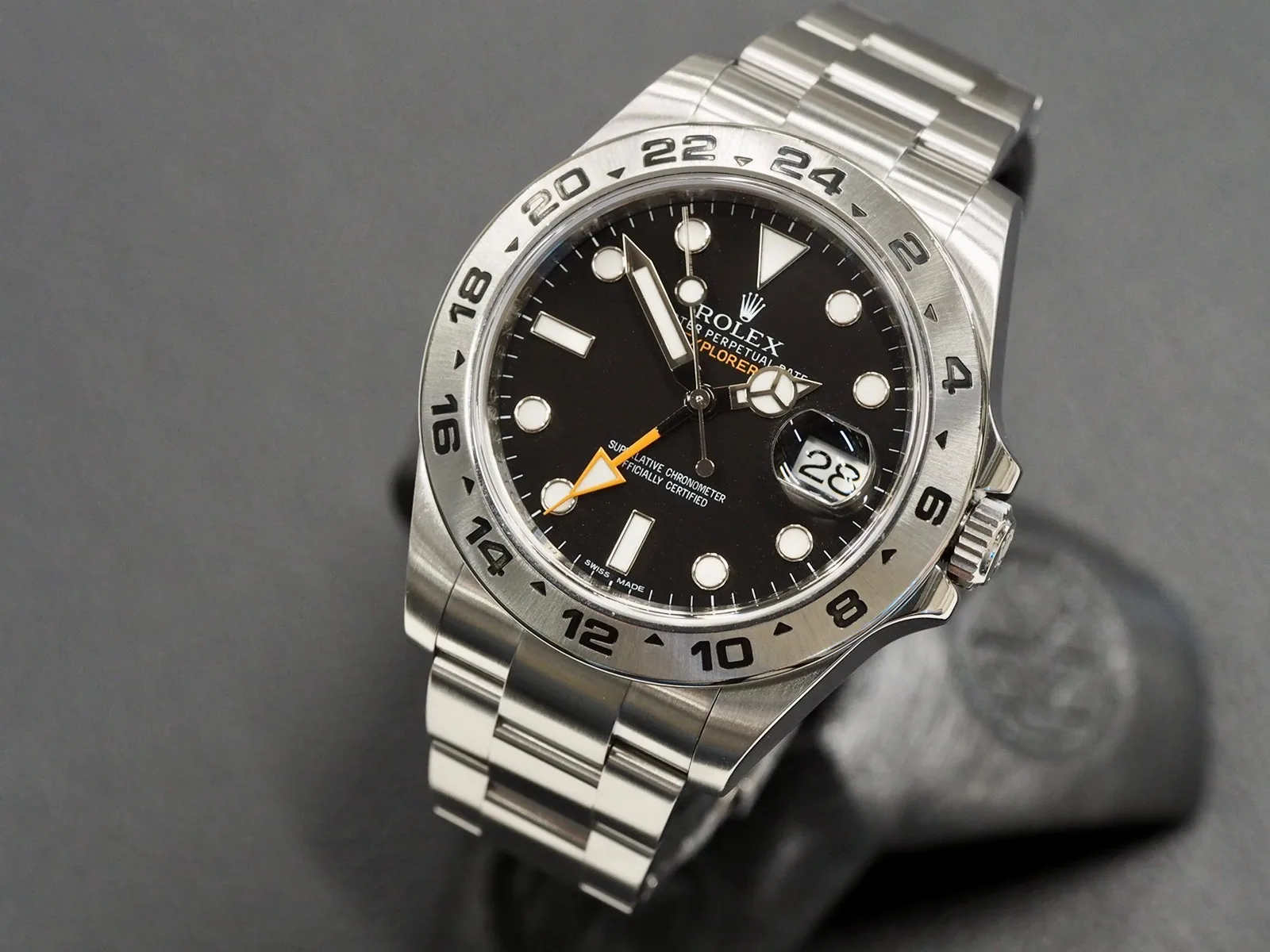 Rolex 216570 Explorer II Black, huollettu