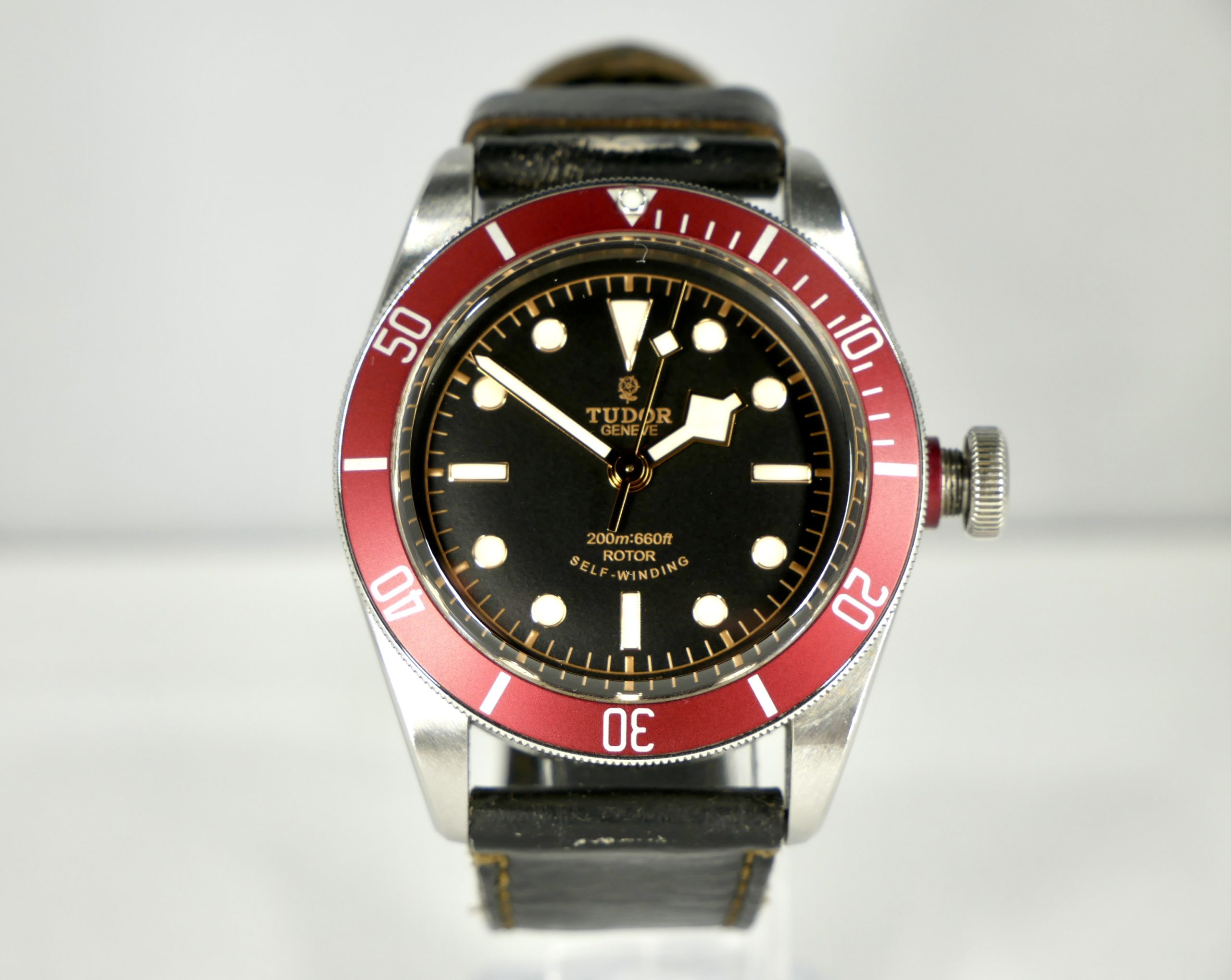 Tudor Heritage Black Bay Red Smiley