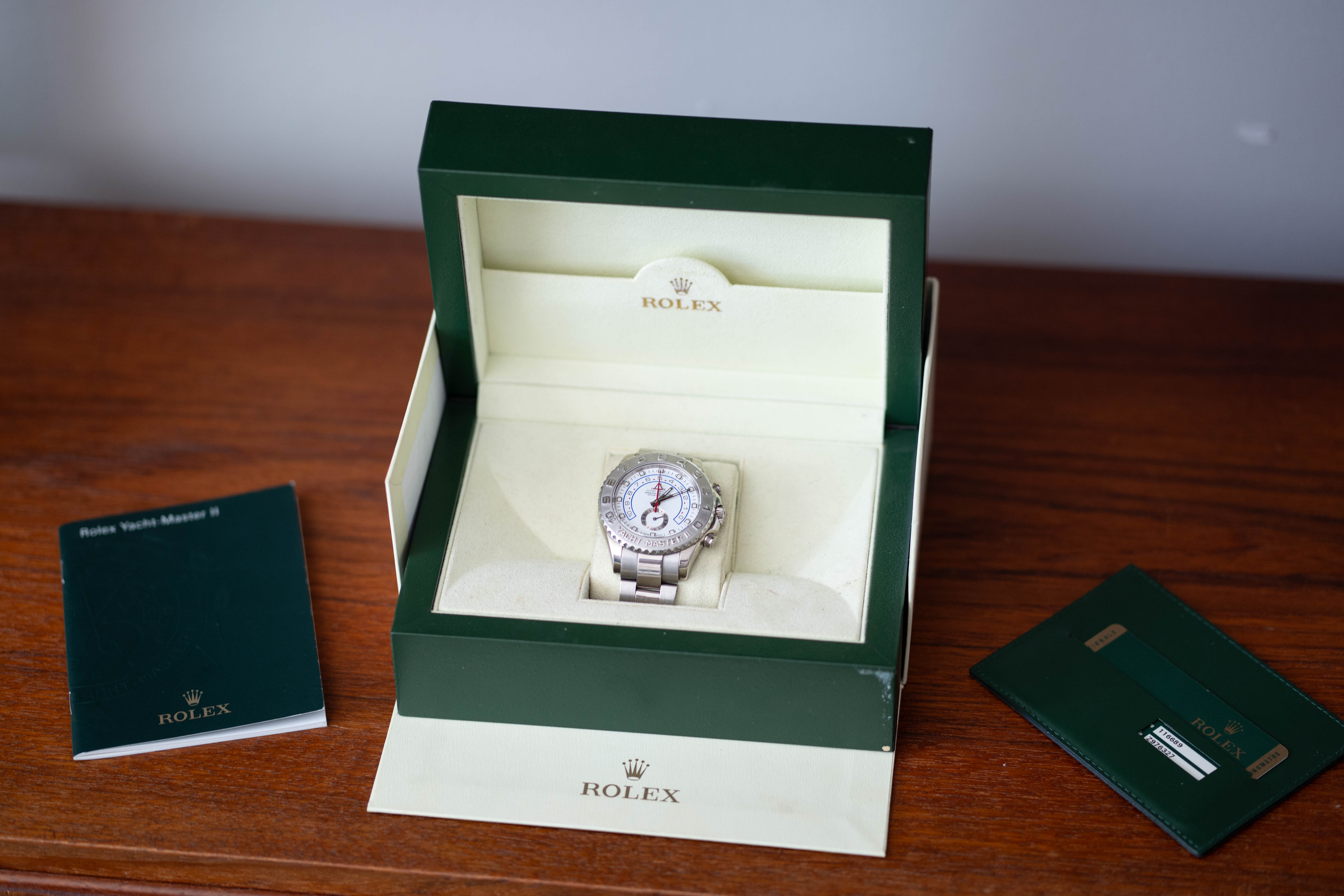 Rolex Yacht Master II White gold