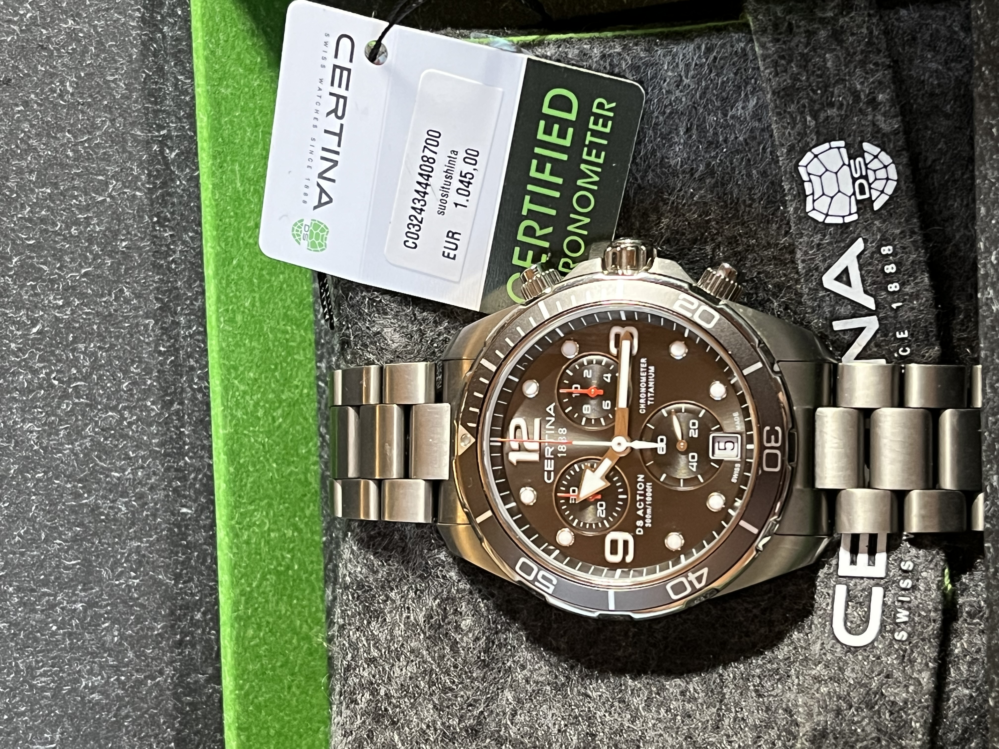 Certina DS ACTION CHRONOMETER TITANIUM