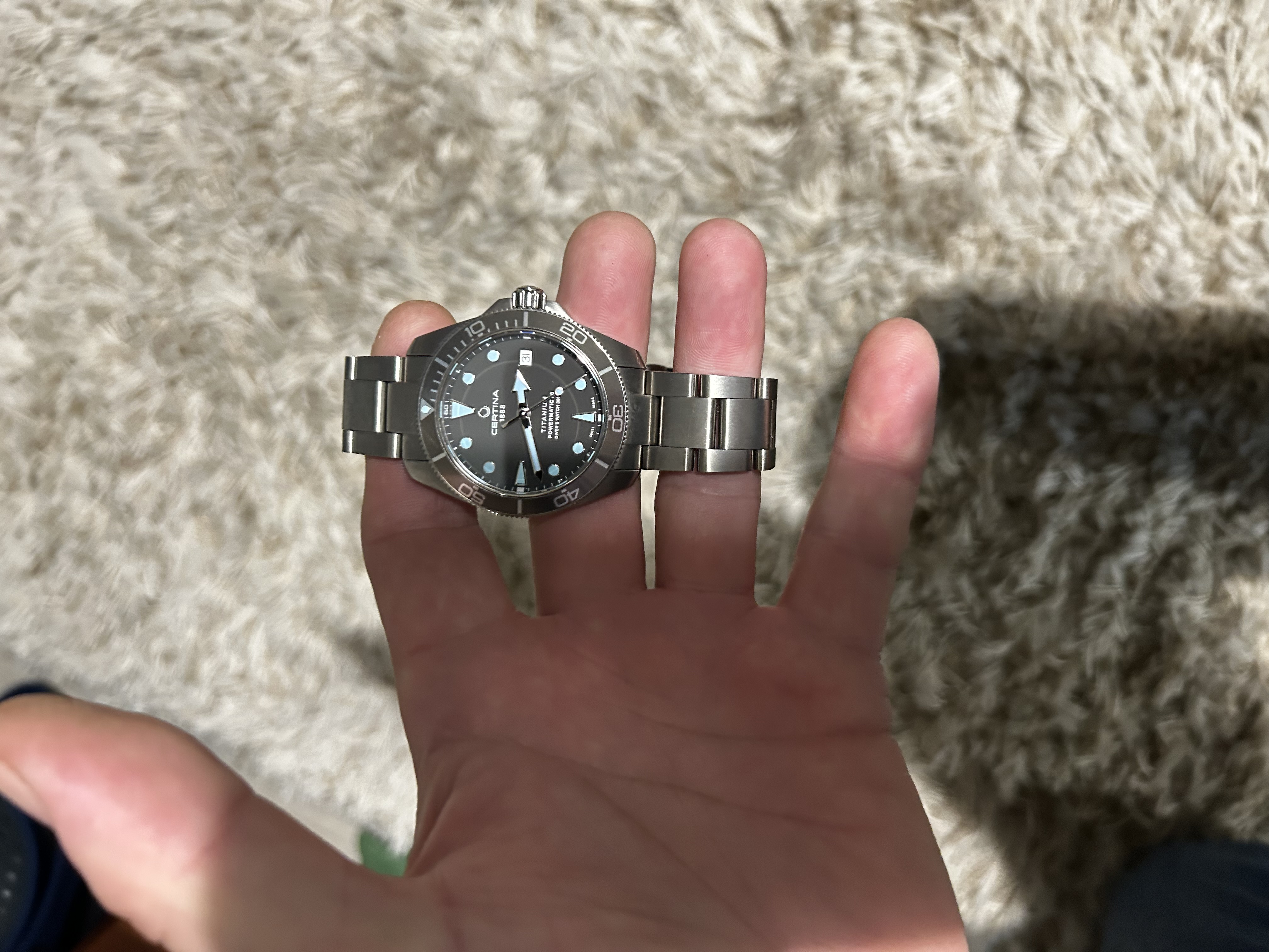 Certina Titanium ds Action Diver 38mm