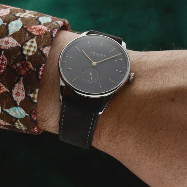 Nomos Orion 38 Glass Back 1989