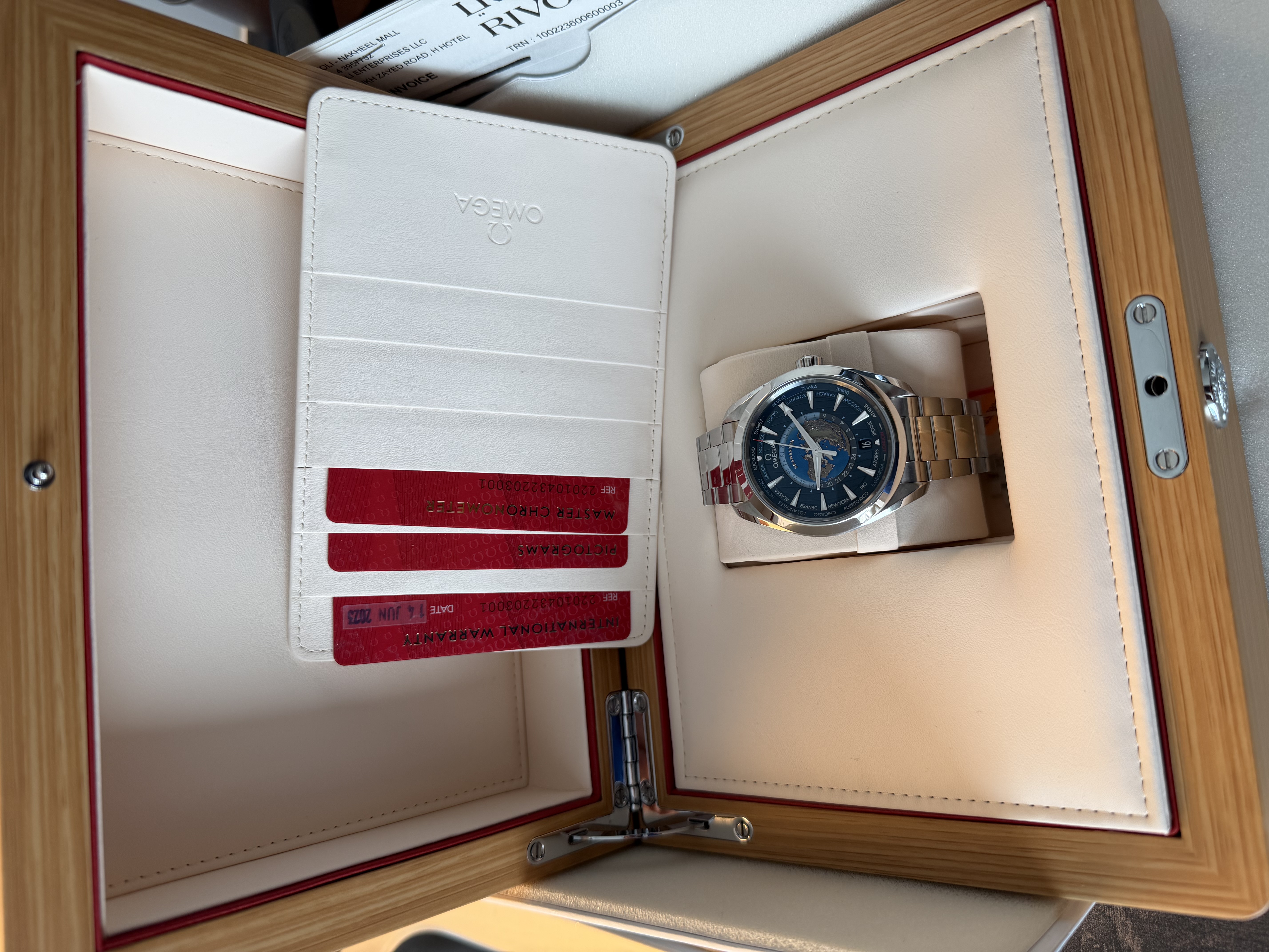 Omega Seamaster Aqua Terra GMT Worldtimer