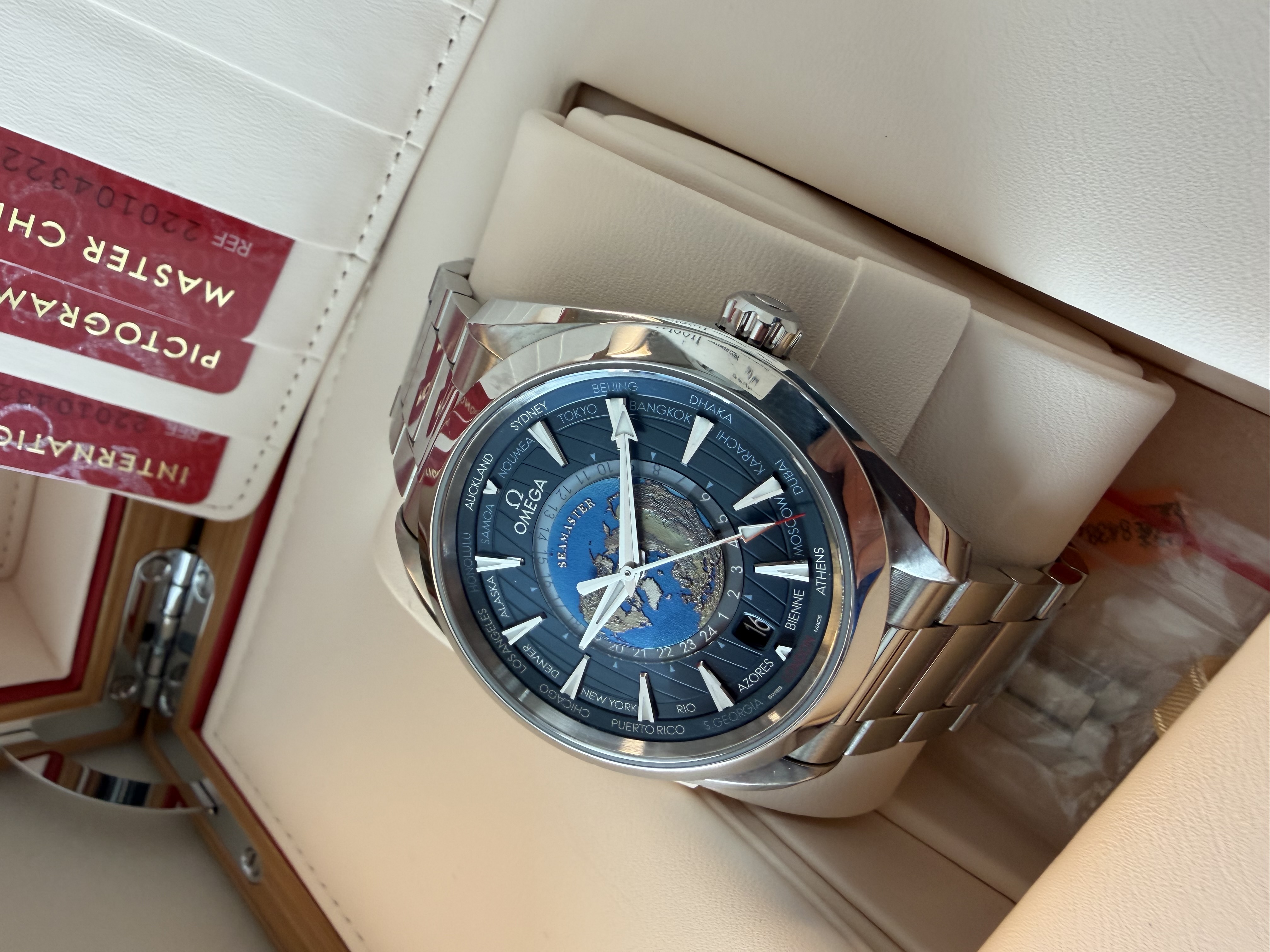 Omega Seamaster Aqua Terra GMT Worldtimer