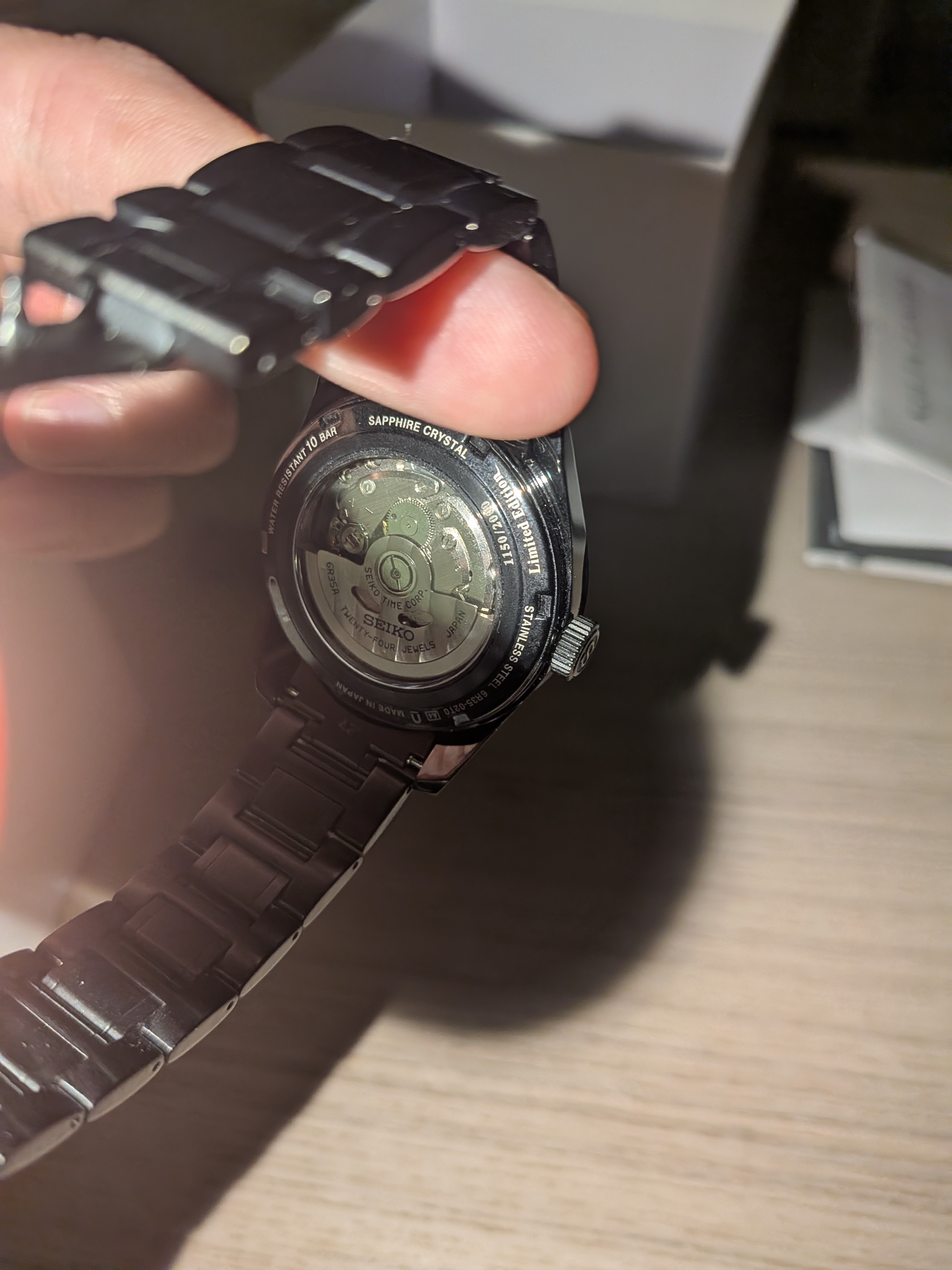 Seiko seiko presage sharp edged akebono