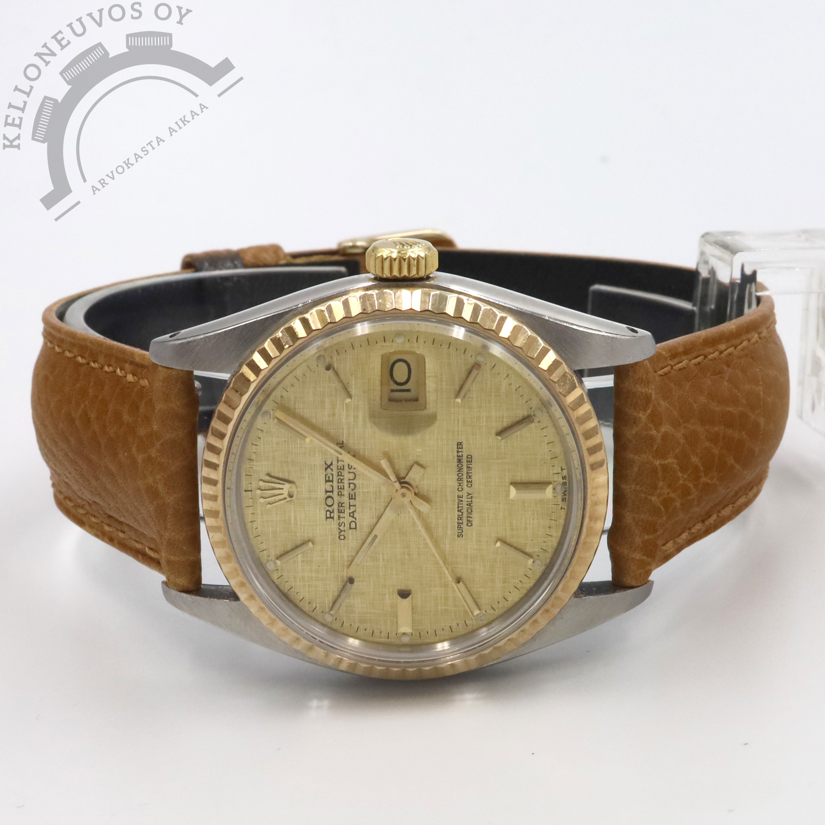Rolex Datejust 36 Steel/Gold Linen Dial
