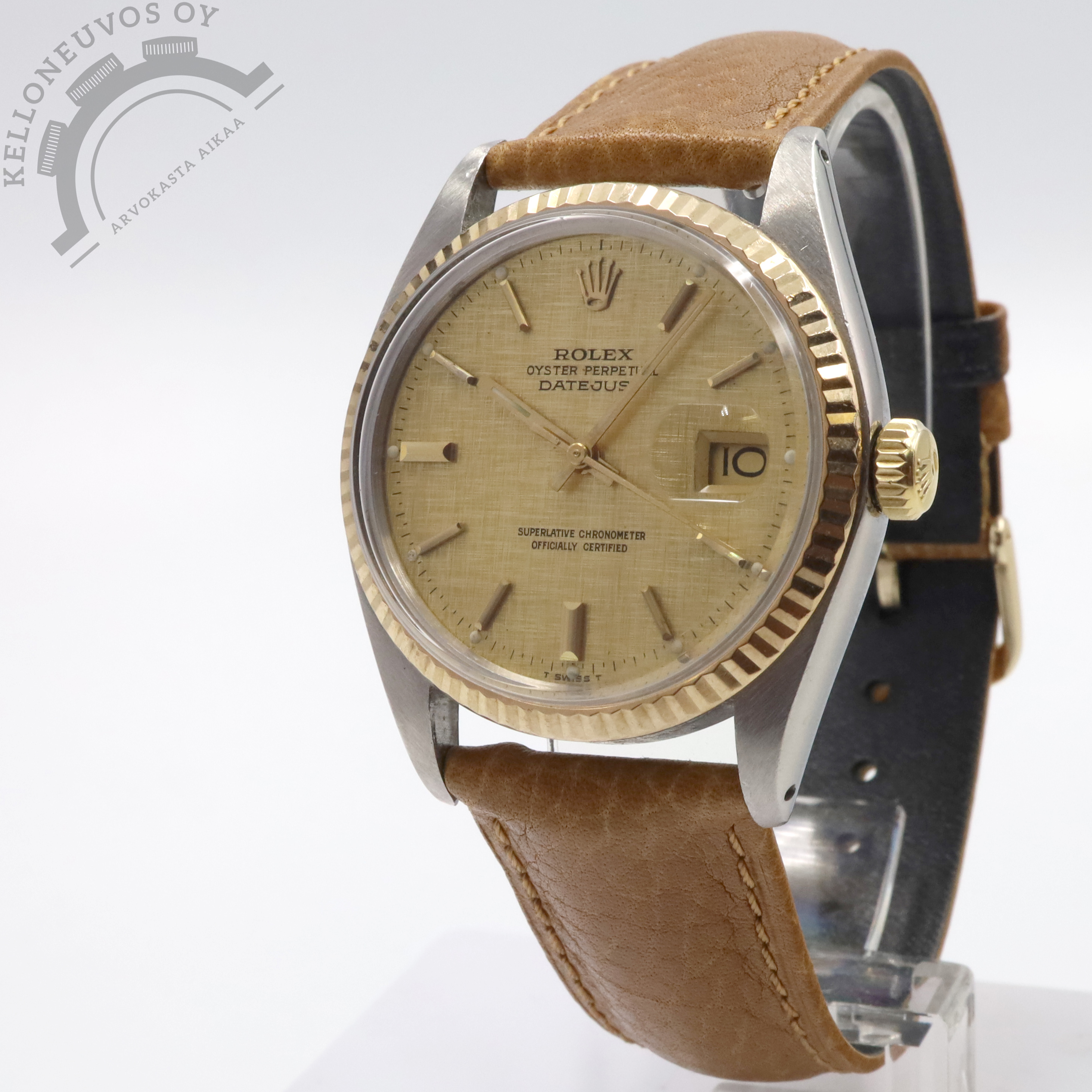 Rolex Datejust 36 Steel/Gold Linen Dial