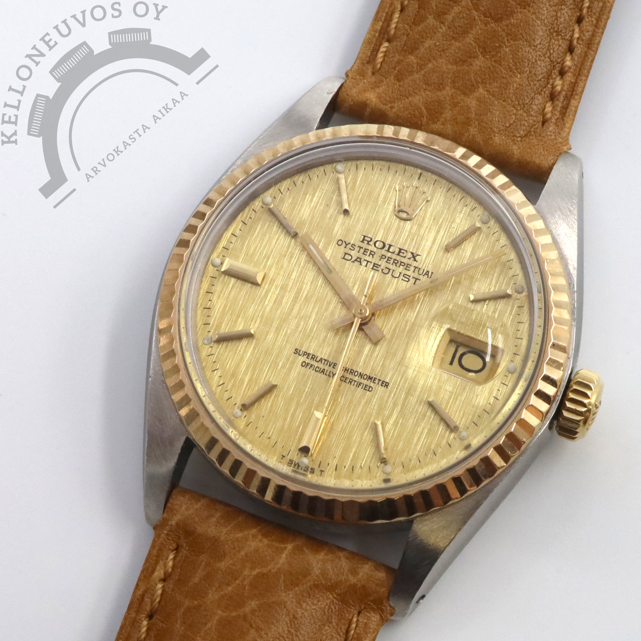 Rolex Datejust 36 Steel/Gold Linen Dial