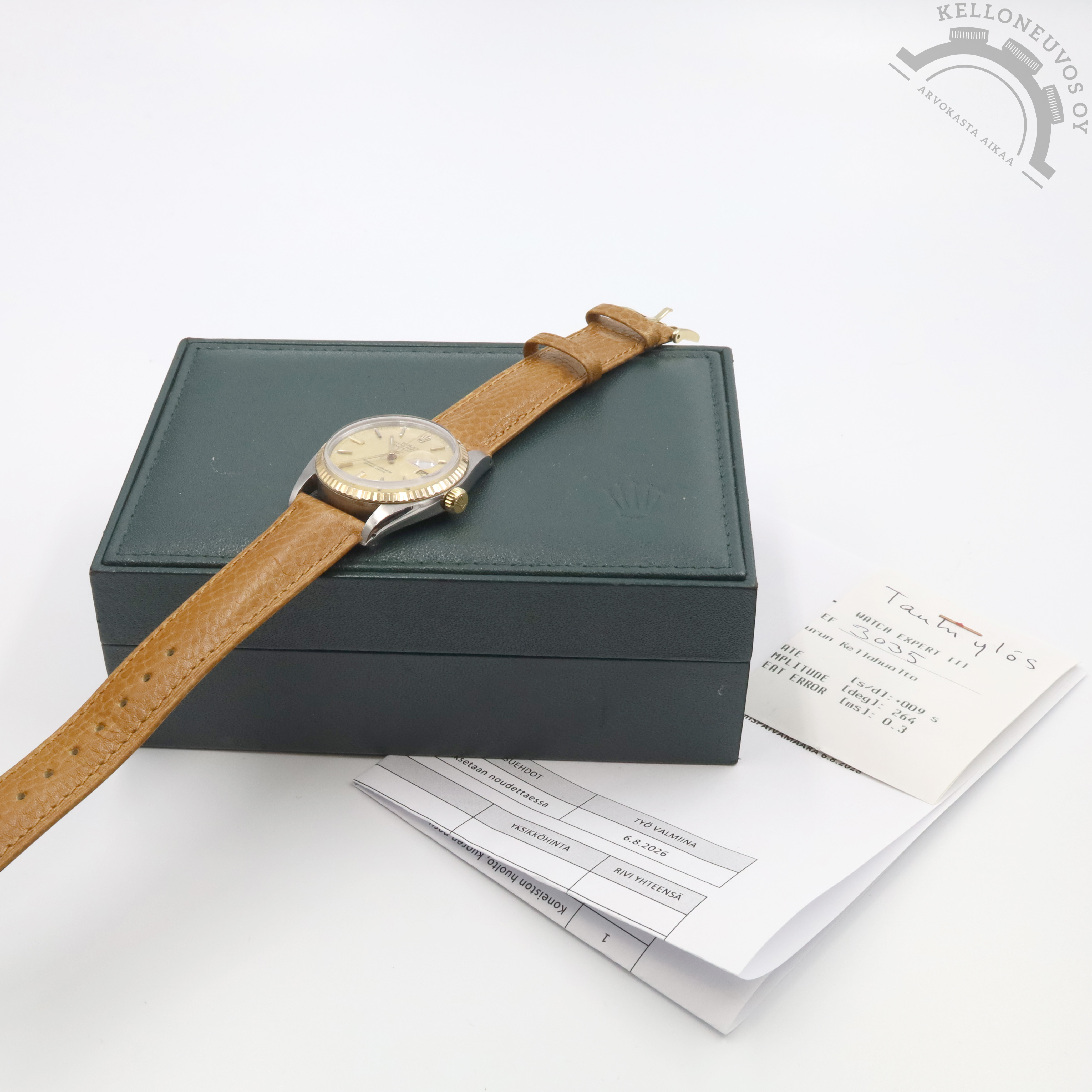 Rolex Datejust 36 Steel/Gold Linen Dial