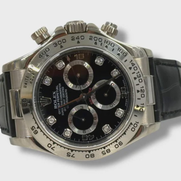 Rolex daytona 18k valkokulta