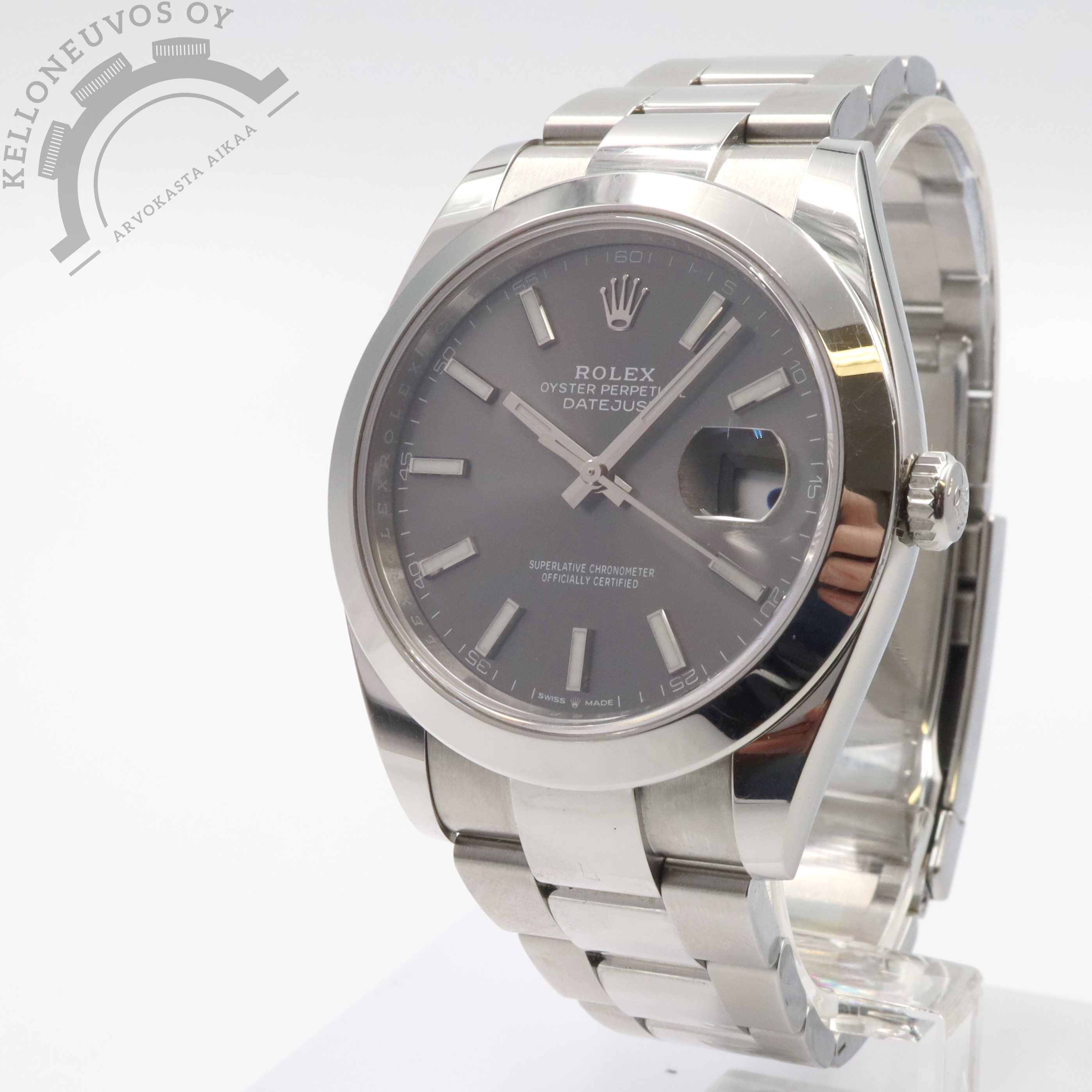Rolex Datejust 41 Rhodium Dial