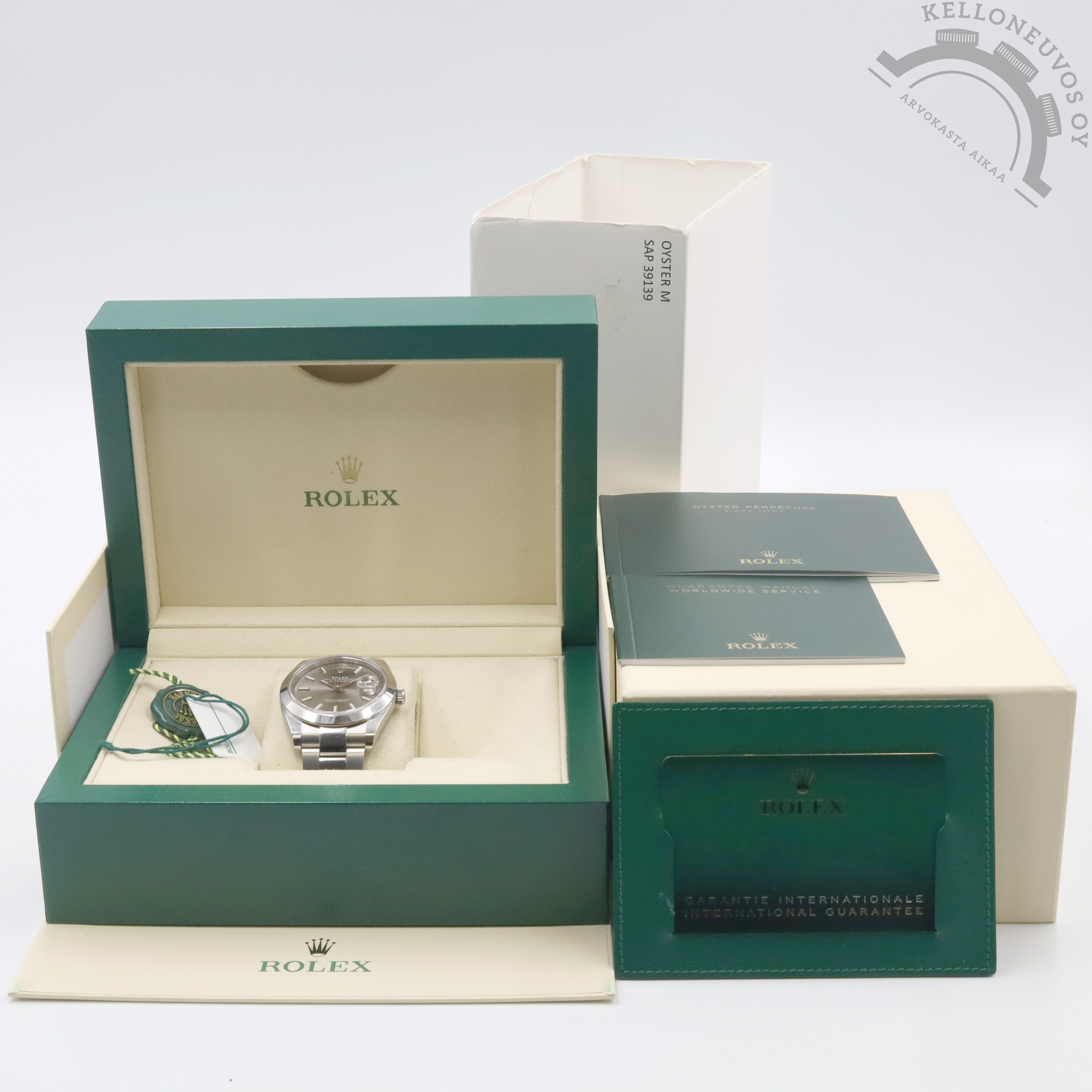 Rolex Datejust 41 Rhodium Dial