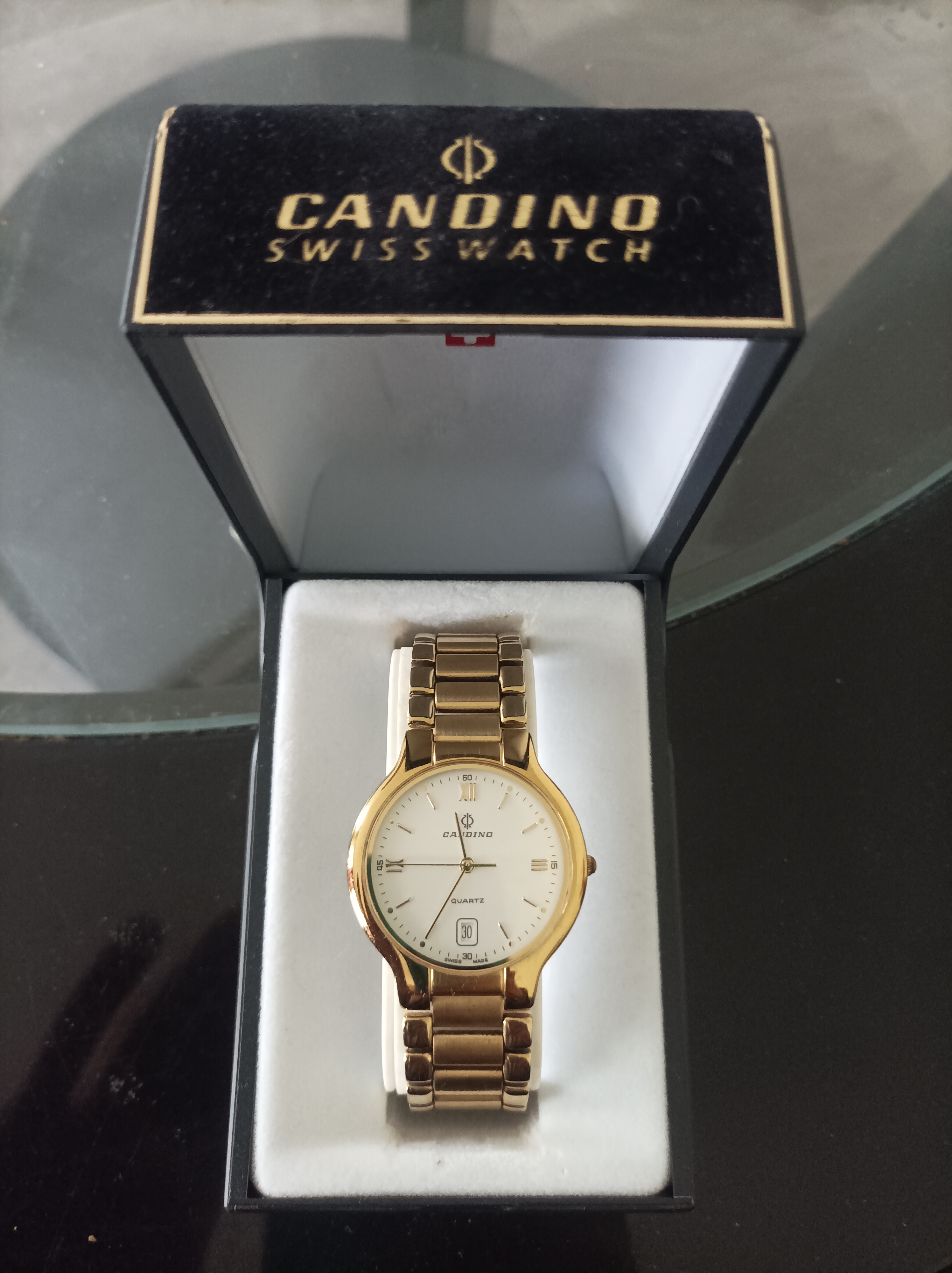 Vintage Candino gold plated