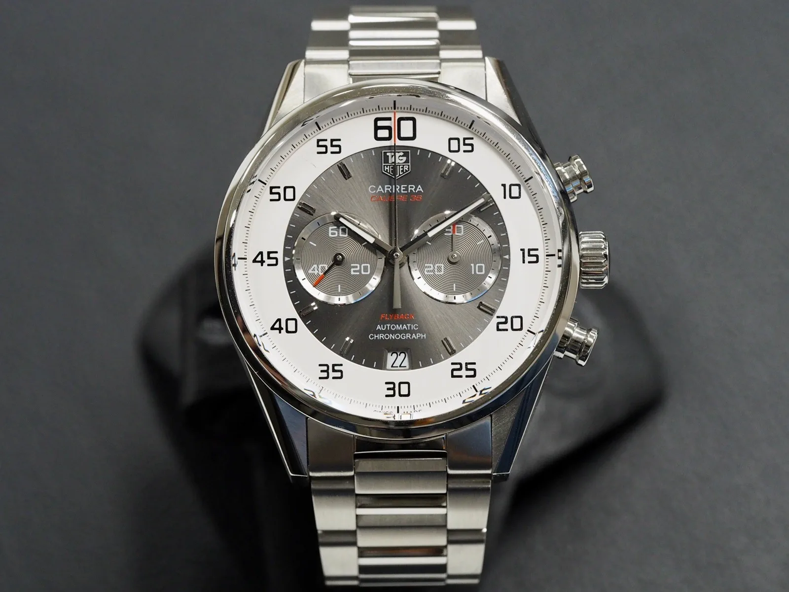Tag Heuer Carrera Flyback Calibre 36, huollettu